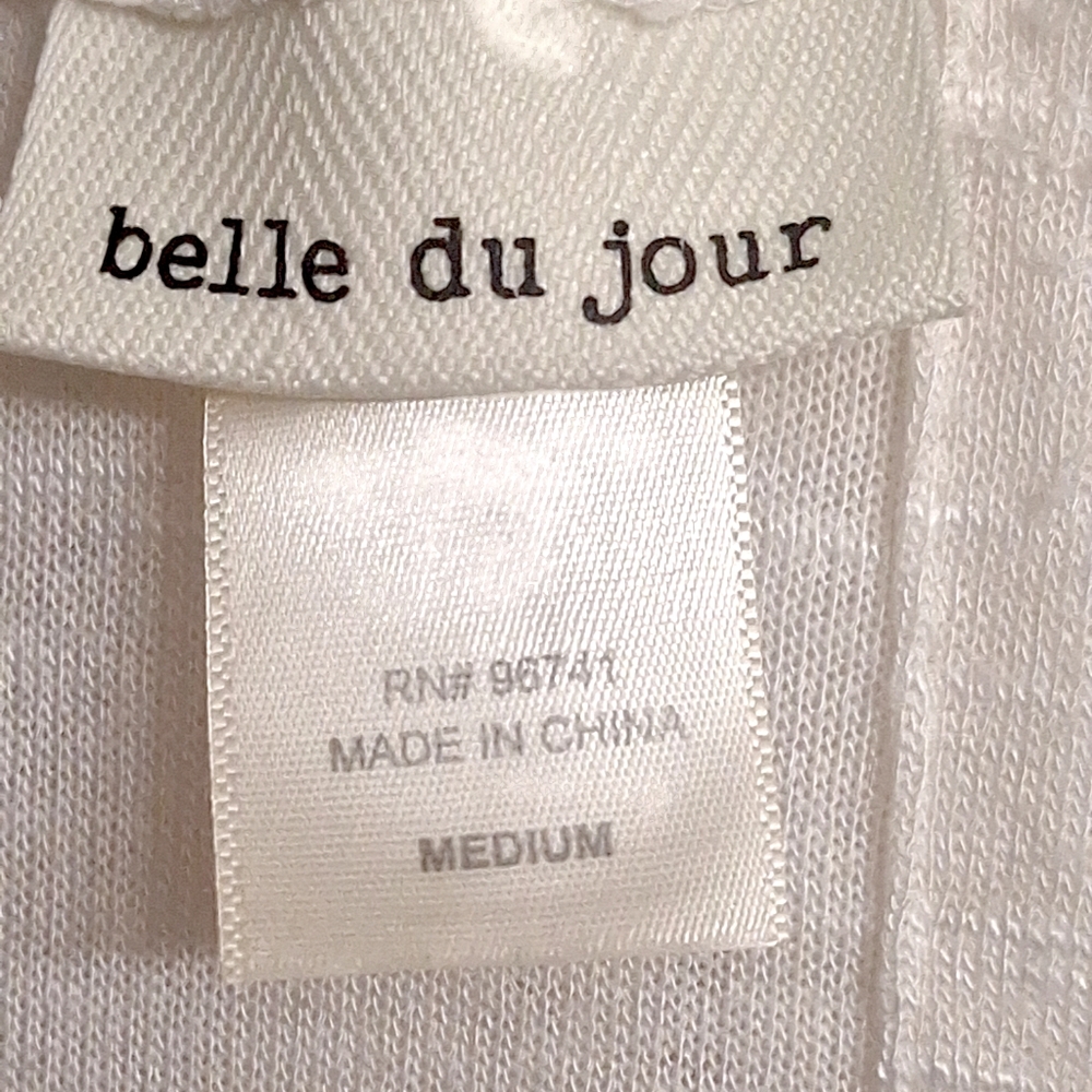 Belle du jour medium top 3/4 sleeve with lace back - Picture 3 of 7